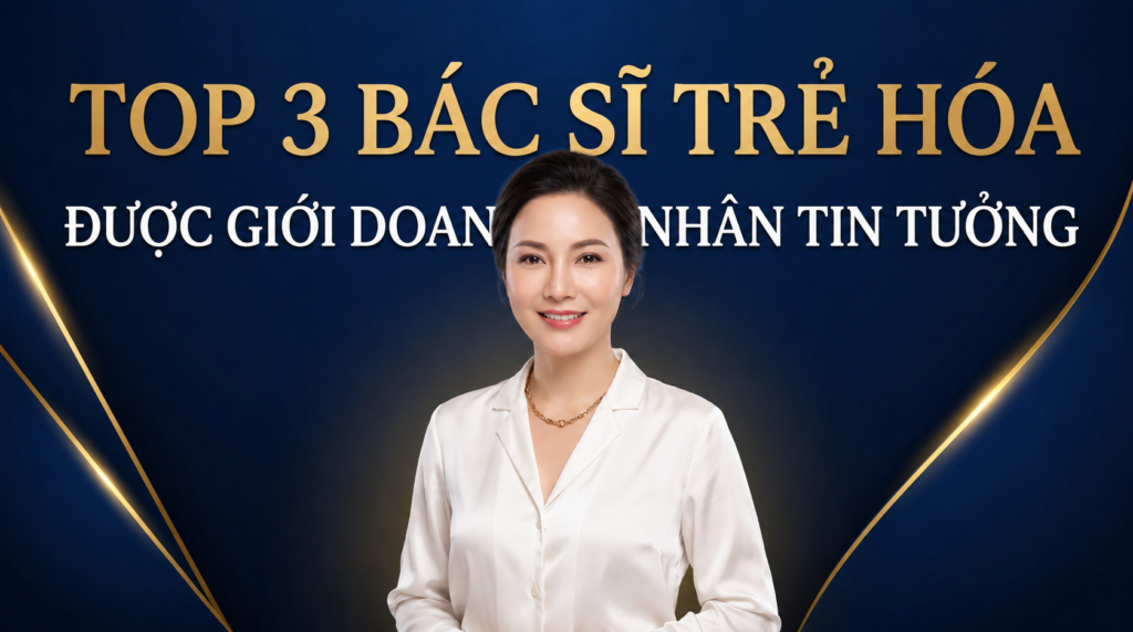 Top 3 Bác Sĩ Trẻ Hóa Được Doanh Nhân Tin Tưởng