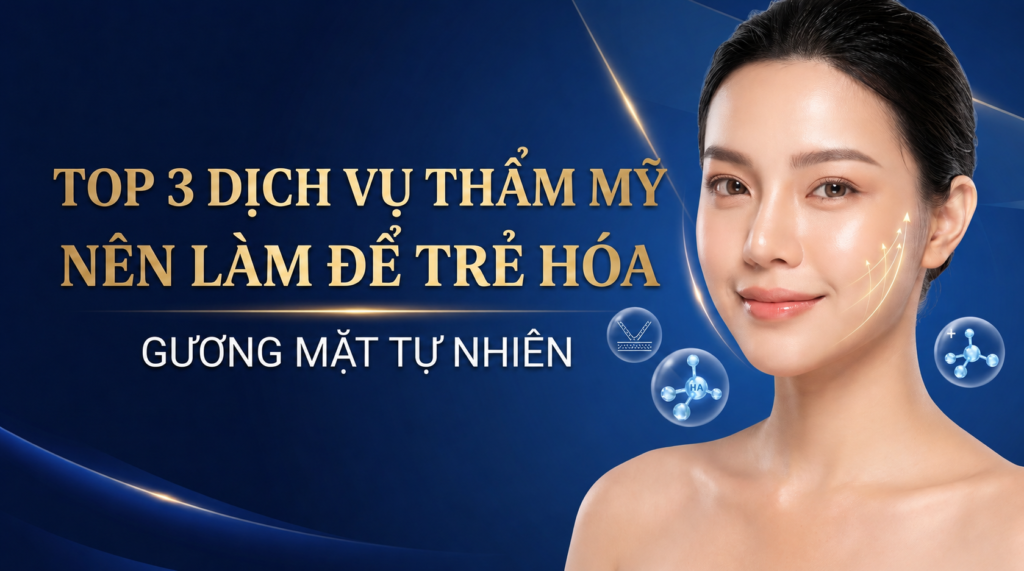 Top 3 Dịch Vụ Thẩm Mỹ Nên Làm Để Trẻ Hóa Gương Mặt