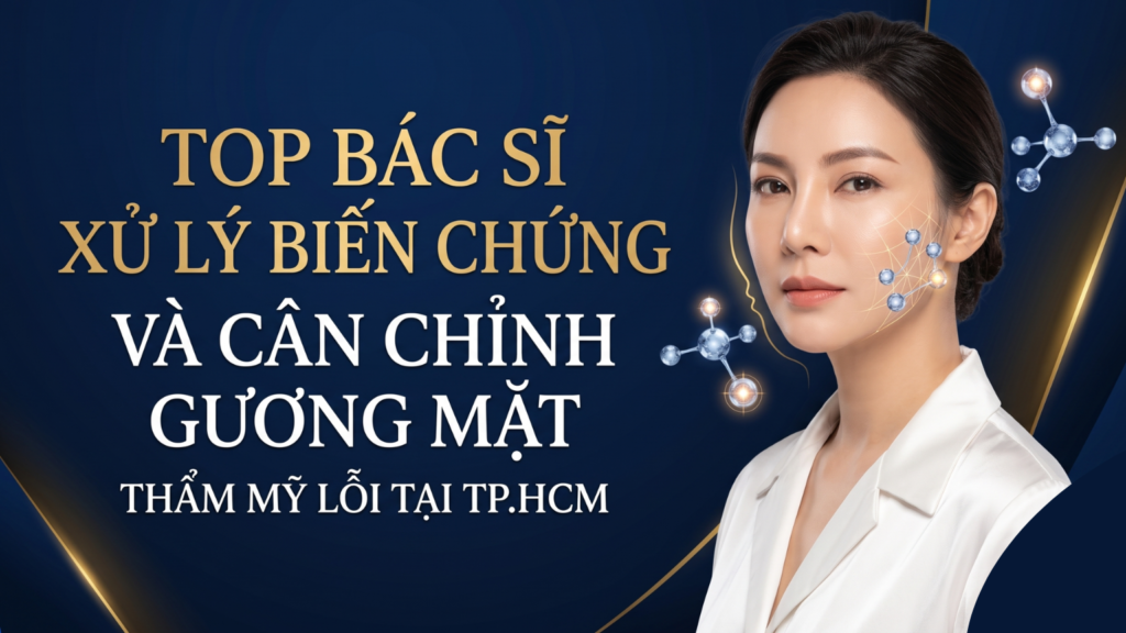 Top 4 Bác Sĩ Cân Chỉnh Gương Mặt Thẩm Mỹ Lỗi Tại TP.HCM