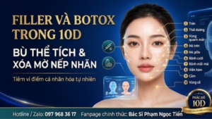 Ứng dụng Filler và Botox trong phác đồ combo trẻ hóa 10D bác sĩ CKI Phạm Ngọc Tiến