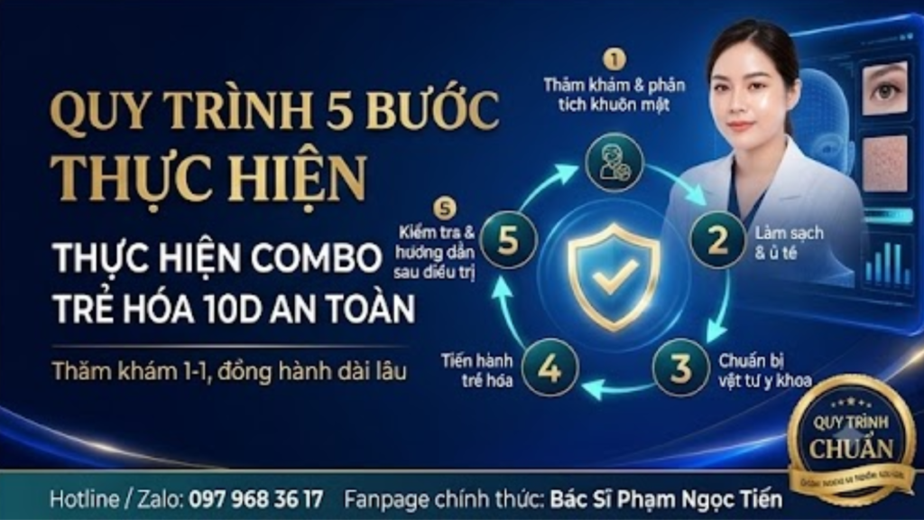 Quy trình thực hiện combo trẻ hóa 10D
