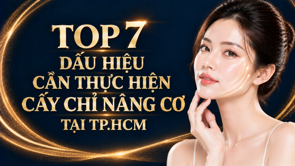 7 Dấu Hiệu Cần Thực Hiện Cấy Chỉ Nâng Cơ Chuẩn Y Khoa