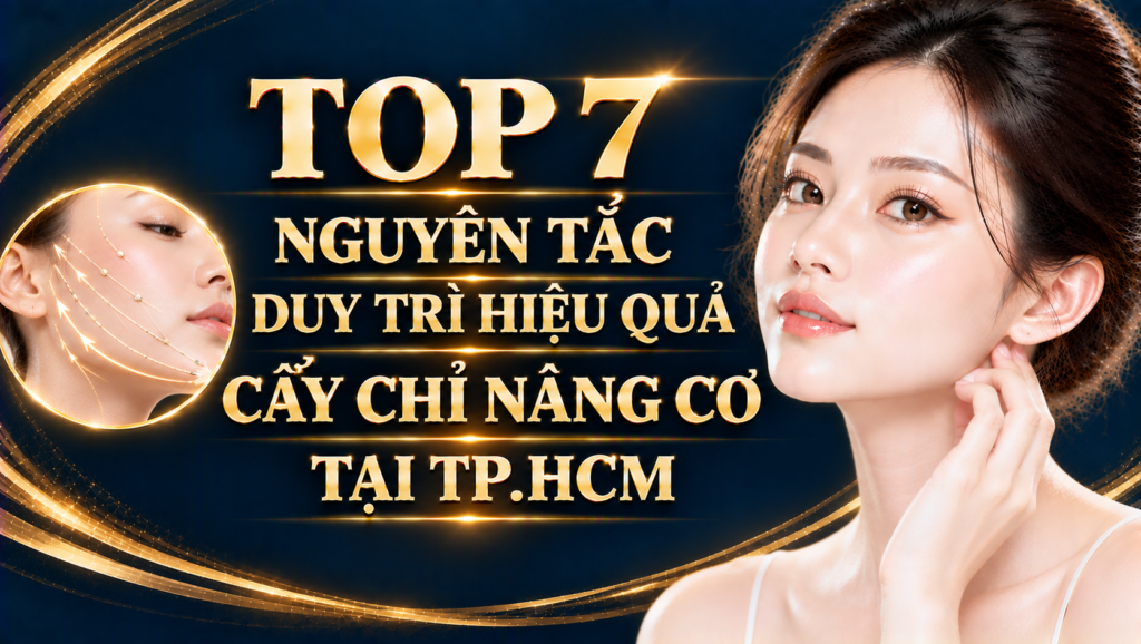 7 Nguyên Tắc Duy Trì Hiệu Quả Cấy Chỉ Nâng Cơ Tại TP.HCM
