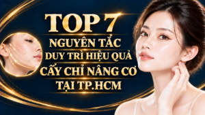 7 Nguyên Tắc Duy Trì Hiệu Quả Cấy Chỉ Nâng Cơ Tại TP.HCM