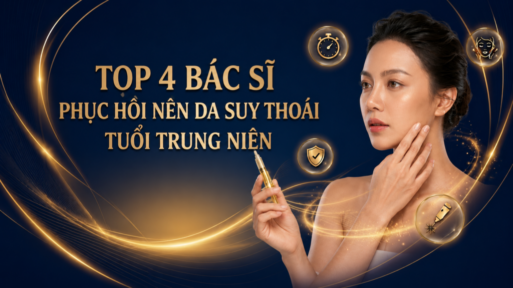 Top 4 Bác Sĩ Phục Hồi Nền Da Suy Thoái Trung Niên TP.HCM