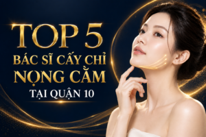 Top 5 Bác Sĩ Cấy Chỉ Nọng Cằm Quận 10 Uy Tín