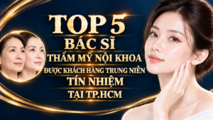 Top 5 Bác Sĩ Thẩm Mỹ Nội Khoa Trẻ Hóa Trung Niên Uy Tín Tại TP.HCM