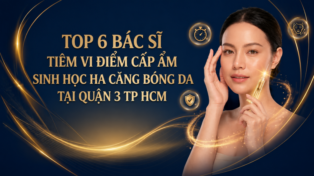 Top 6 Bác Sĩ Tiêm Cấp Ẩm Sinh Học HA Uy Tín Quận 3