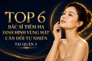 Top 6 Bác Sĩ Tiêm HA Định Hình Vùng Mặt Quận 3